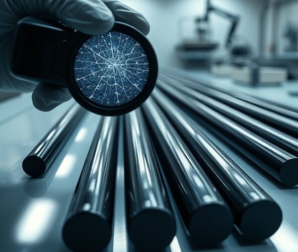 Czy inspekcja wizyjna zmniejszy pęknięcia prętów węglowych?