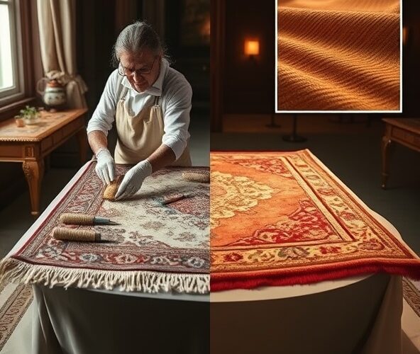 Czy pranie dywanów jedwabnych przed aukcją zwiększa ich wartość?