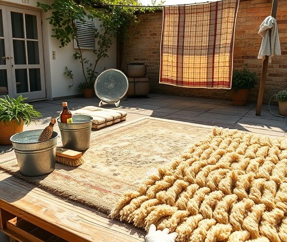 Jak samodzielnie prać wełniane, ręcznie tkane dywany orientalne bez uszkodzeń?