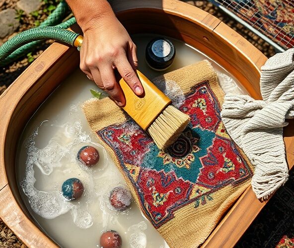 Jak samodzielnie prać wełniane, ręcznie tkane dywany orientalne bez uszkodzeń?