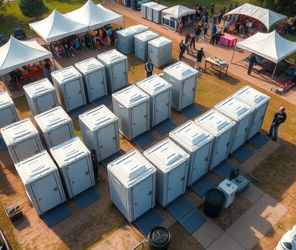 Jak taniej zorganizować wynajem przenośnych toalet na festyn 300 osób?