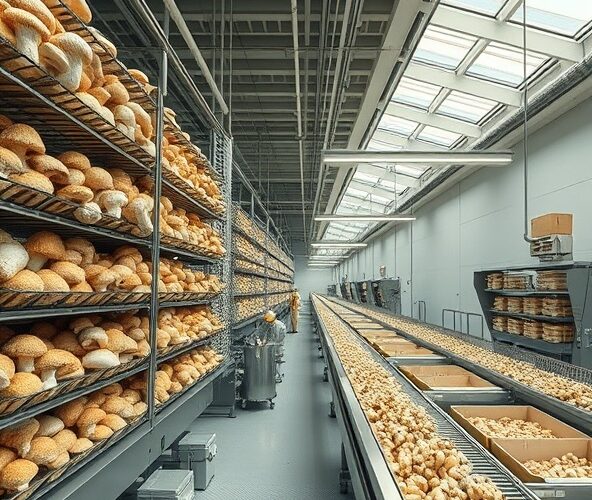 Jak przetwórnia pieczarek może zmniejszyć odpady i koszty produkcji?