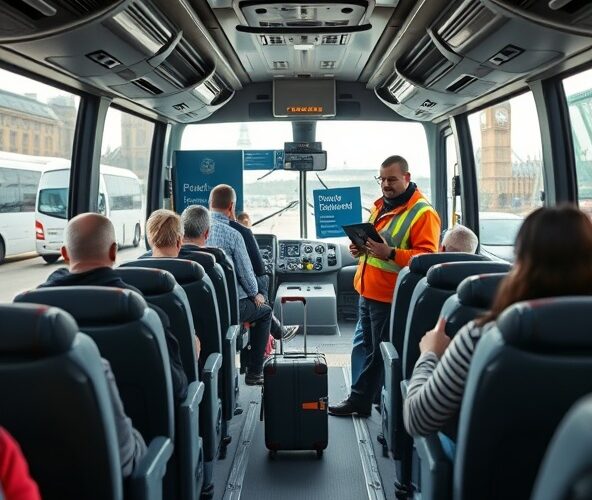Jak przygotować bus do przewozu osób do Londynu, by spełnić przepisy?