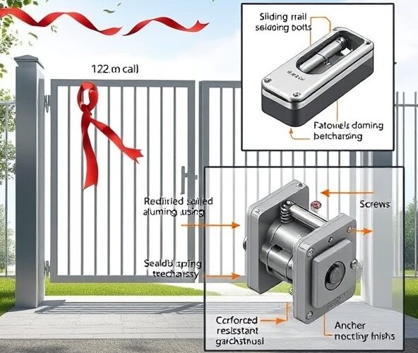 Jak dobrać samozamykacz szynowy do furtki 120 cm na silny wiatr?