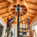 schody kręcone montaż