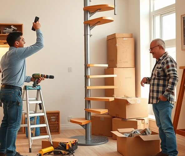 Jak właściciel domu zleci tańszy i szybszy montaż schodów kręconych?