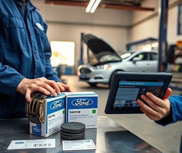 Jak sprawdzić, czy serwis samochodów Ford używa oryginalnych części?