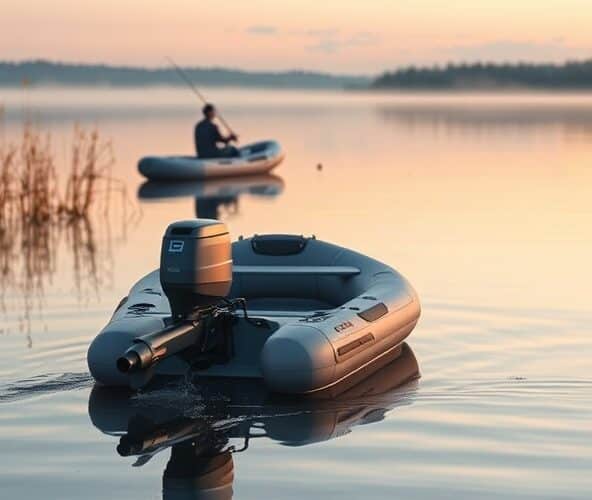 Jaki silnik zaburtowy do pontonu wybrać do cichego wędkowania?