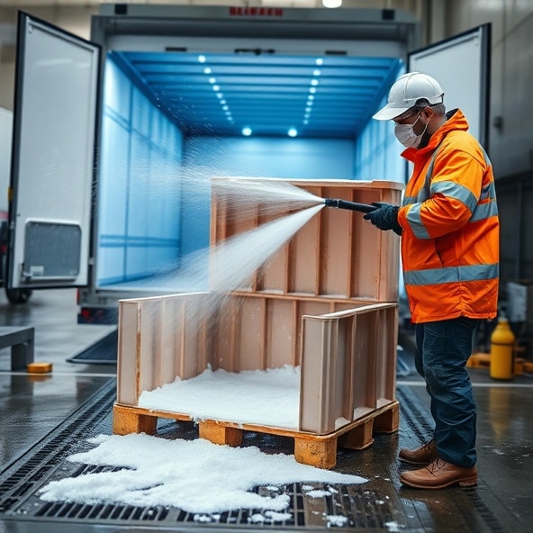 skrzyniopaleta z klapą