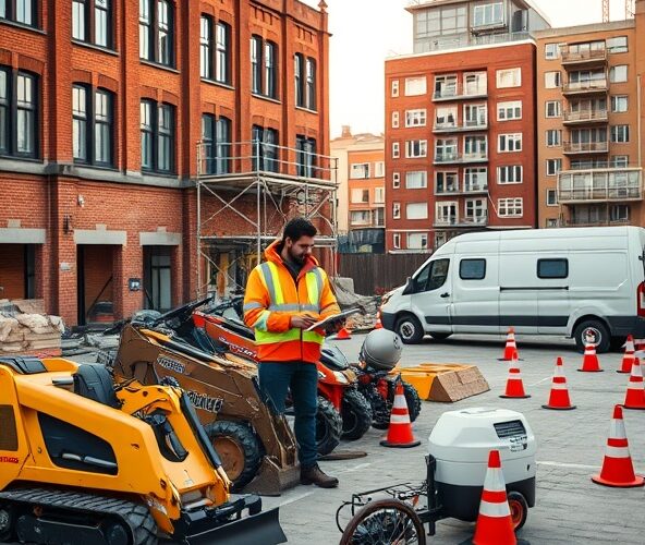 Sprzęt budowlany Łódź: co wynająć, by obniżyć koszty małej firmy?