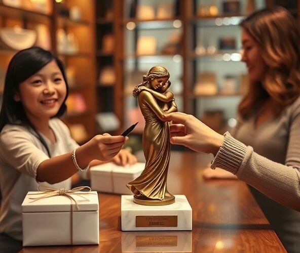 Czy grawer imienia gratis zwiększy sprzedaż statuetki dla mamy?