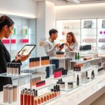 stojaki z plexi na kosmetyki