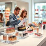 stojaki z plexi na kosmetyki