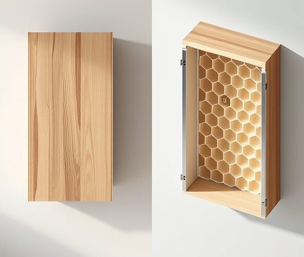 Czy struktura plastra miodu obniży wagę i koszt szafek wiszących?