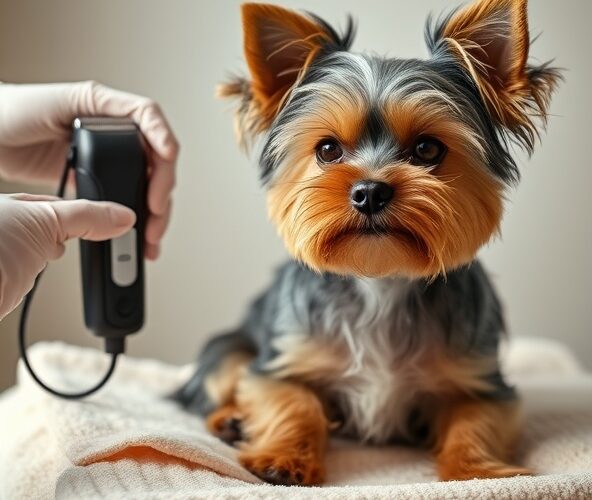 Jak wykonać strzyżenie yorka przy wrażliwej skórze bez podrażnień?