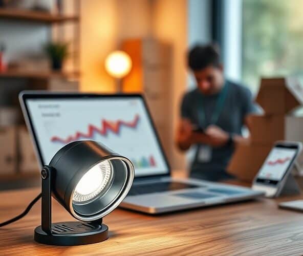 Jak obniżyć CPA reklam Google dla sklepu z szperaczami ledowymi?