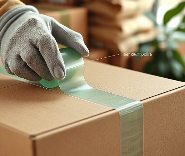 Czy taśma bio solvent sprawdzi się do zabezpieczenia paczek kurierskich?