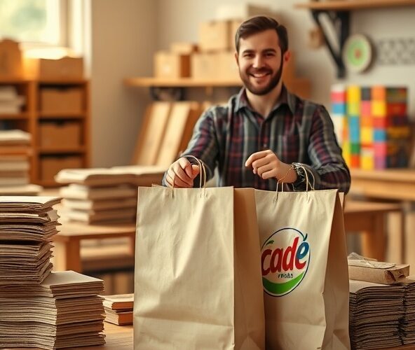 Gdzie zamówić torebki papierowe w Olsztynie z nadrukiem i niską ceną?