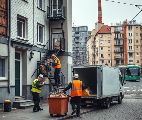 Jak wybrać usługi wywozu gruzu w Łodzi dla mieszkania w bloku?