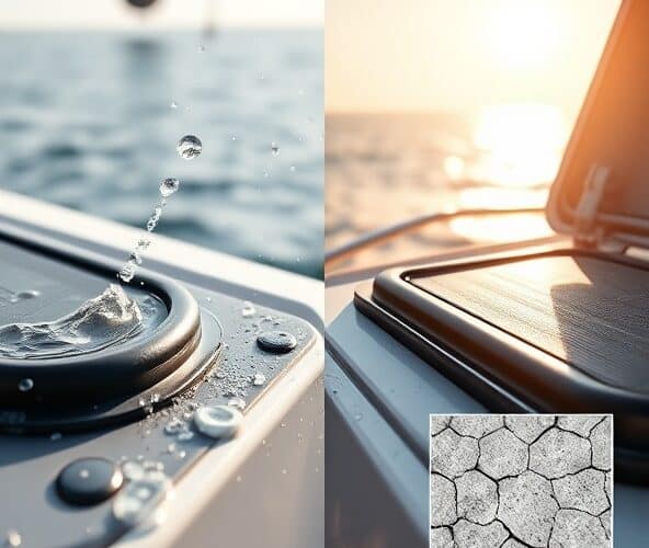 Uszczelki gumowe do łodzi: EPDM czy NBR na sól i UV?