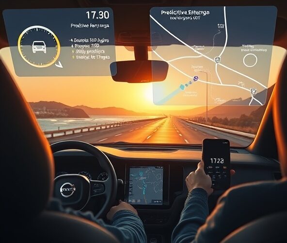 Czy system prognozowania pomoże kierowcy planować trasy volvo xc40 elektryk?