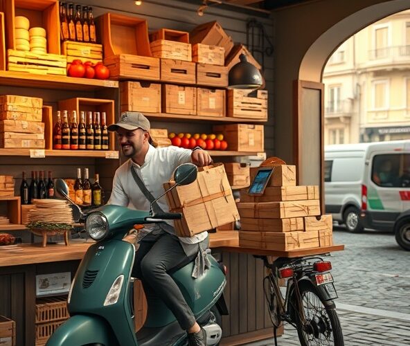 Czy włoskie delikatesy online obniżą koszty kuriera dla restauratorów?