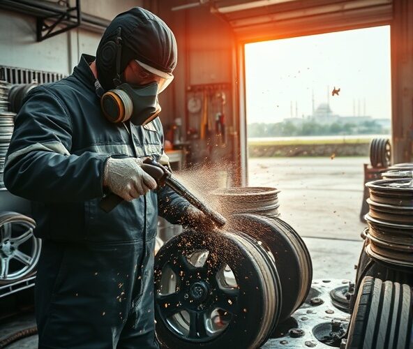 Gdzie w Warszawie piaskowanie elementów felg jest najtańsze?