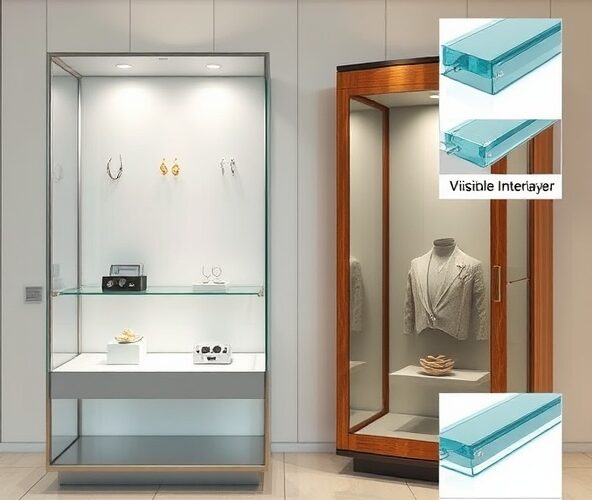 Witryny na wymiar do sklepu: szkło hartowane czy laminowane?