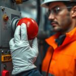 wyłącznik bezpieczeństwa grzybek