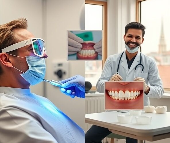 Wybielanie zębów w Czechowicach: laser czy nakładki trwalsze?