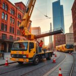 wynajem dźwigów łódź