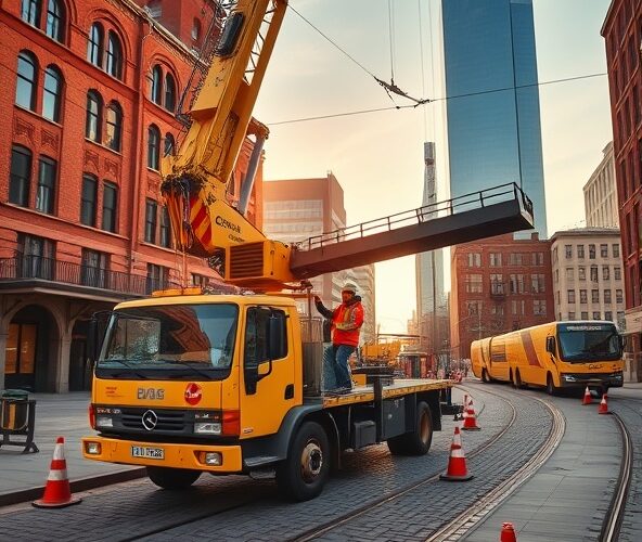 Gdzie w Łodzi znaleźć wynajem dźwigów z dojazdem i operatorem?