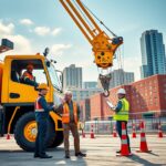 wynajem dźwigu z operatorem łódź