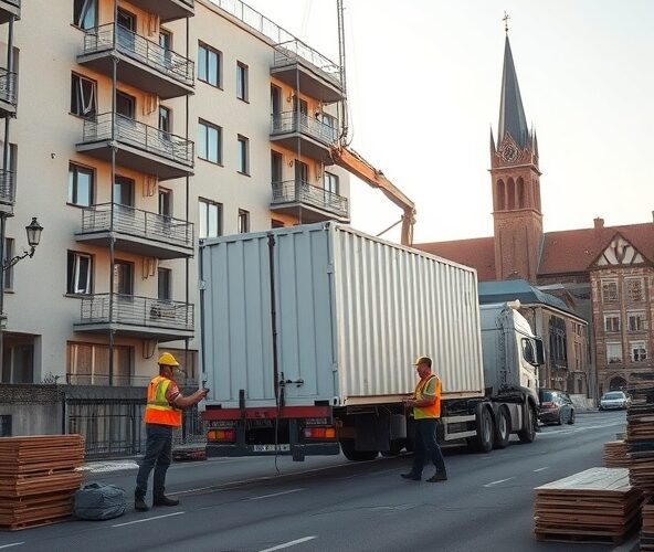 Czy wynajem kontenerów w Gliwicach z sobotnim odbiorem skróci remont?