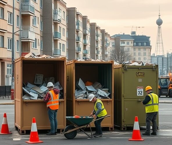 Wynajem kontenerów w Gliwicach: 4, 6 czy 8 m3 na gruz z kuchni?