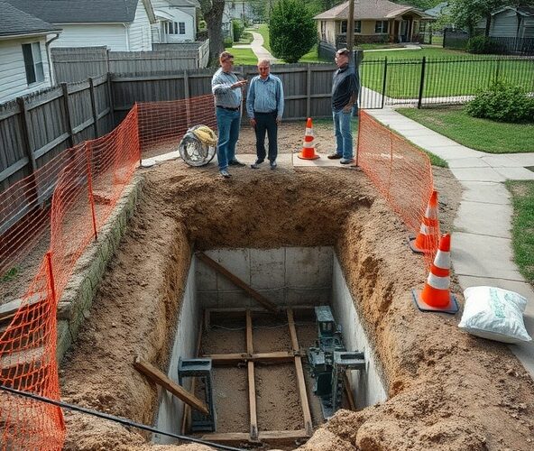 Czy zabezpieczenie wykopów na działce prywatnej chroni sąsiadów?