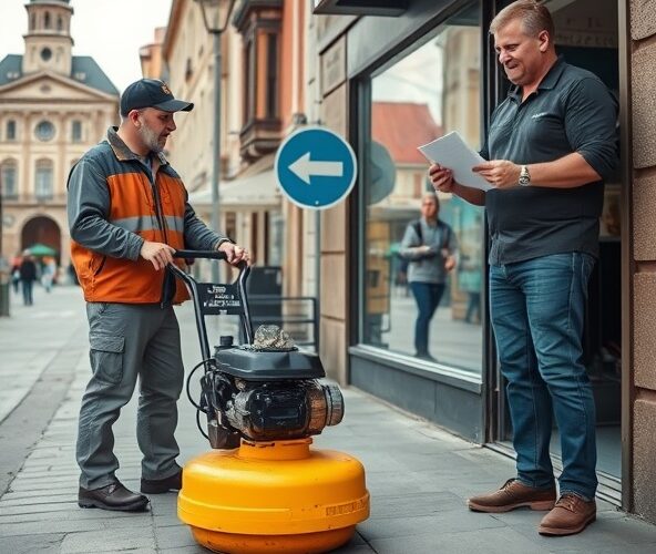 Czy przy wynajmie zagęszczarki w Poznaniu wymagana jest kaucja?