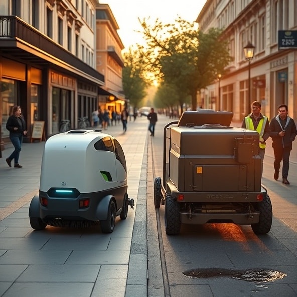 zamiatarki chodnikowe