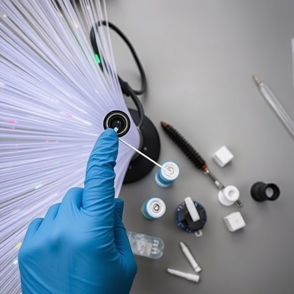 zestaw światłowodów