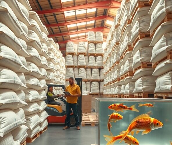Czy opakowania 10–25 kg karmy dla karpi koi obniżą braki u hurtownika?