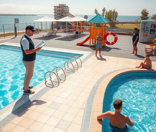 Jak sprawdzić bezpieczeństwo basenu i placu zabaw dla dzieci w ośrodku Krokodyl Mielno?