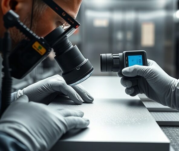 Jak sprawdzić jakość szkiełkowania aluminium bez uszkodzeń części?