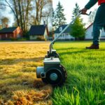 wertykulacja trawników milanówek