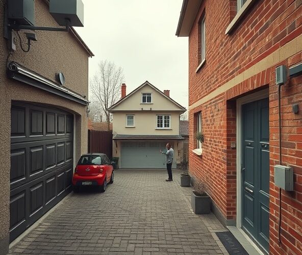 Jaki napęd wybrać do bramy garażowej w Kutnie na wąskim podjeździe?