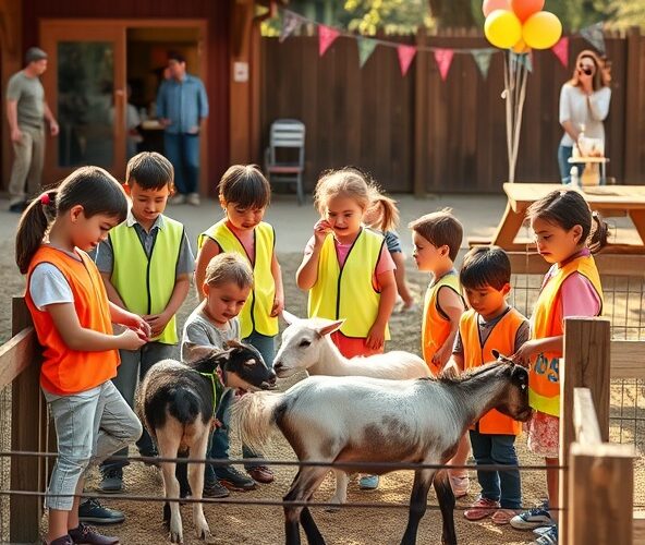 Ile opiekunów powinno zapewnić mini zoo na urodziny 10 dzieci?