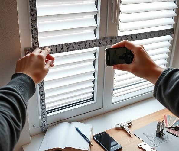 Jak samodzielnie zmierzyć plisy na zamówienie do montażu na ramie?