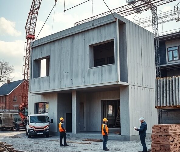 Czy prefabrykowane ściany żelbetowe przyspieszą budowę domu?