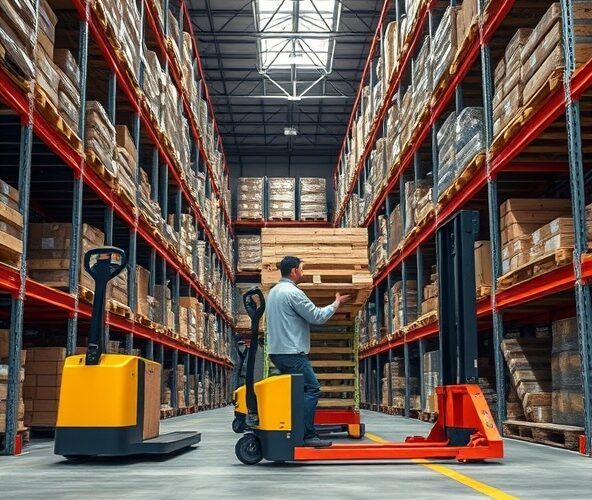 Jakie wózki paletowe ręczne wybrać do korytarzy poniżej 2 m?