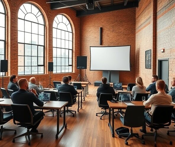 Gdzie w Łodzi wynająć salę konferencyjną na 30 osób z nagłośnieniem?