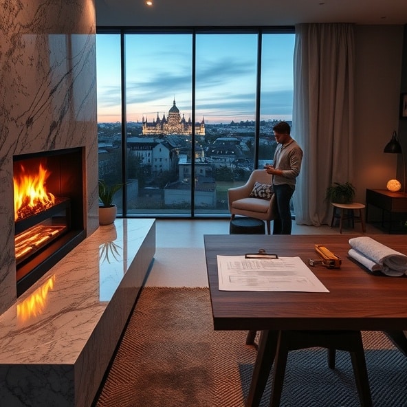 kominki granitowe warszawa